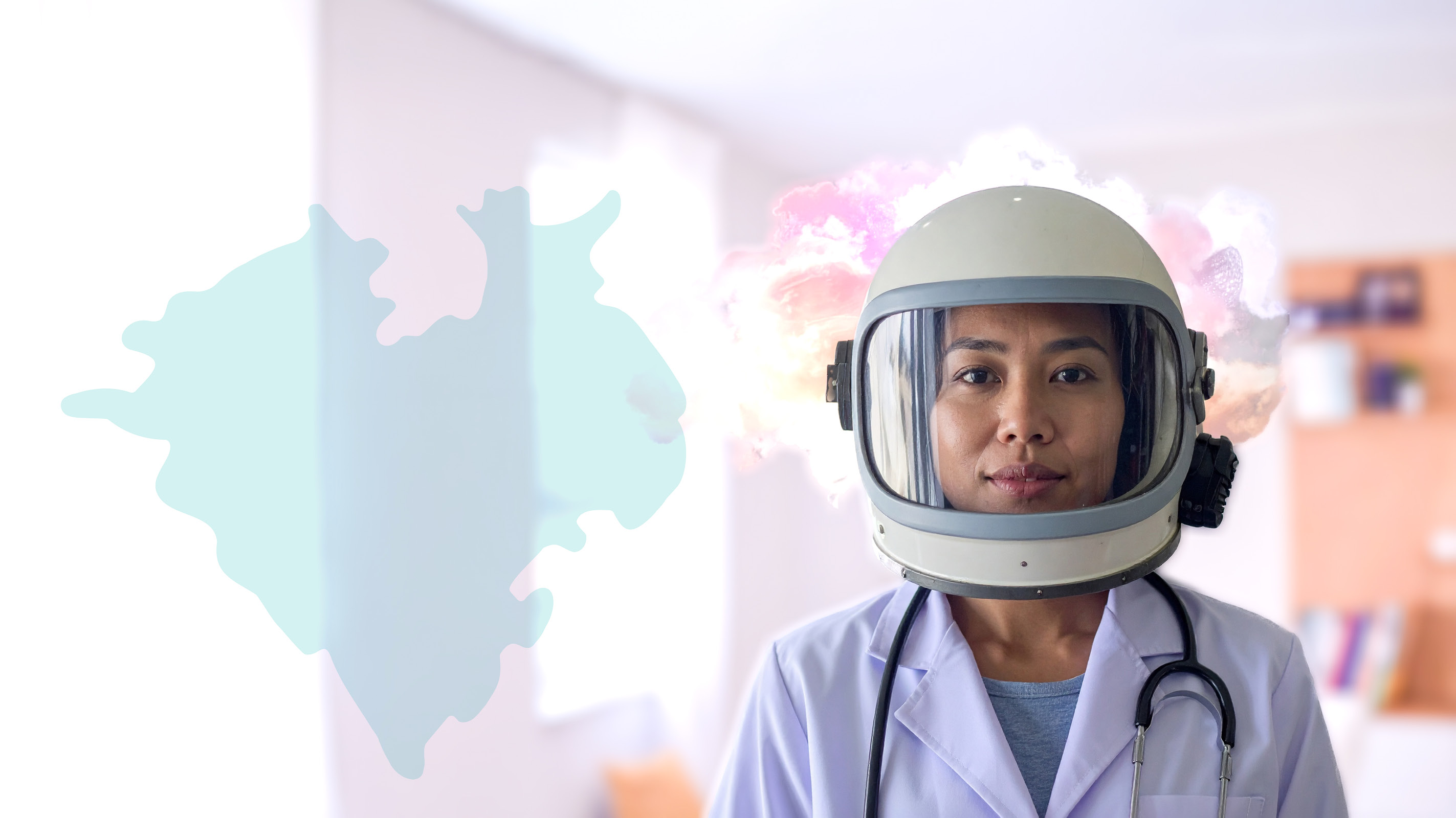 Gedankenwelten statt OP-Säle - Ärztin mit Astronautenhelm