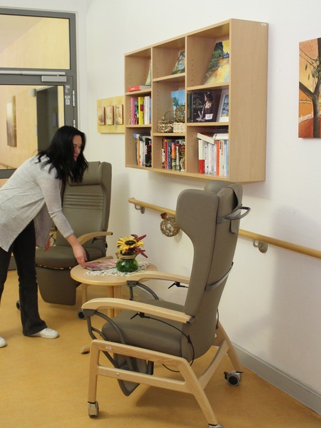 Auf dem Flur in der Gerontopsychiatrie