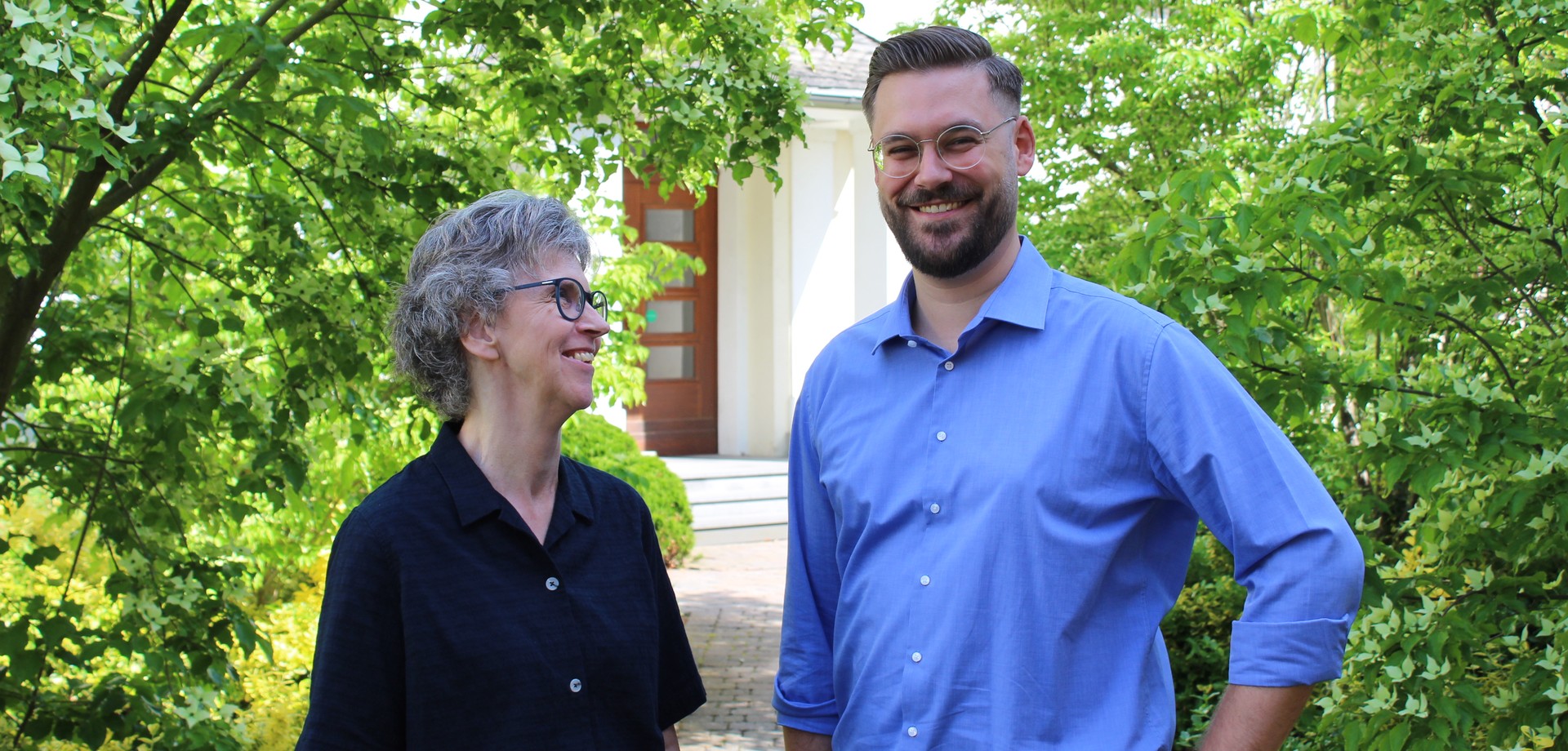 Anke Blank und Lukas Finkam