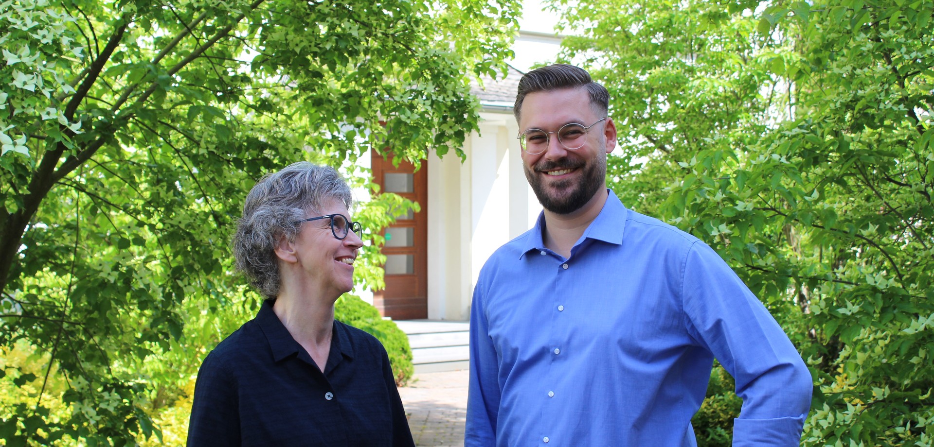 Anke Blank und Lukas Finkam