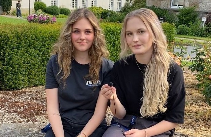 Jolien und Annalena (v. links)