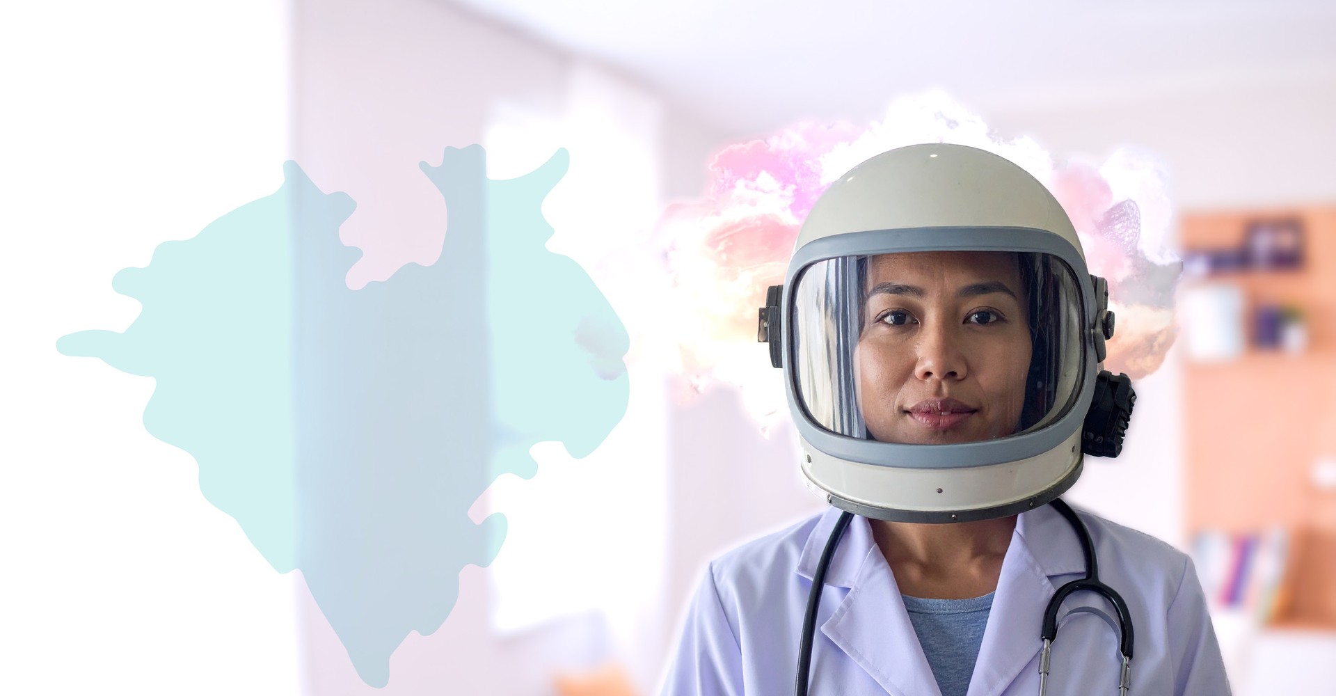 Gedankenwelten statt OP-Säle - Ärztin mit Astronautenhelm